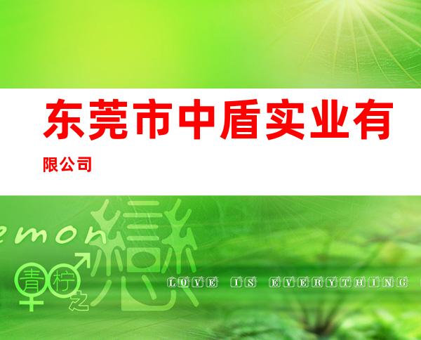 东莞市中盾实业有限公司