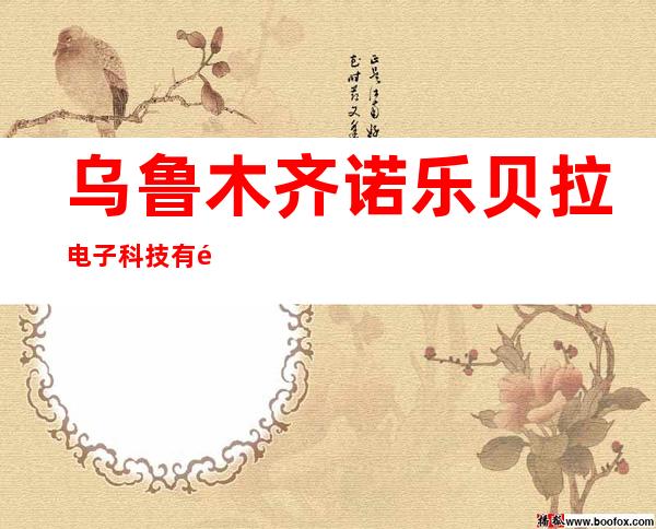 乌鲁木齐诺乐贝拉电子科技有限公司