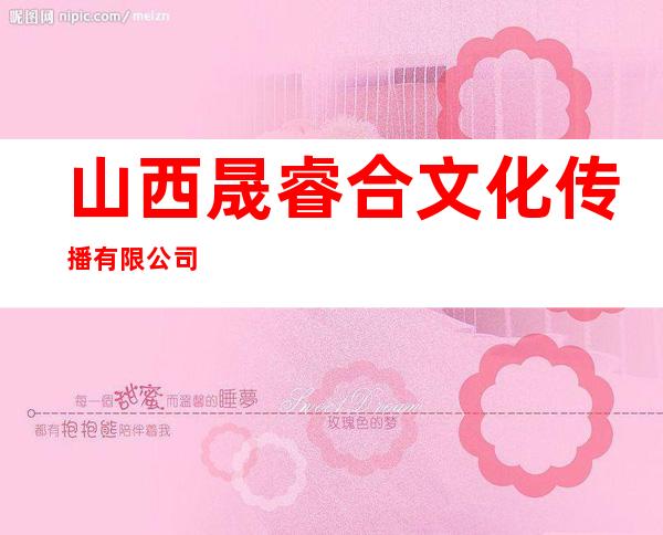 山西晟睿合文化传播有限公司