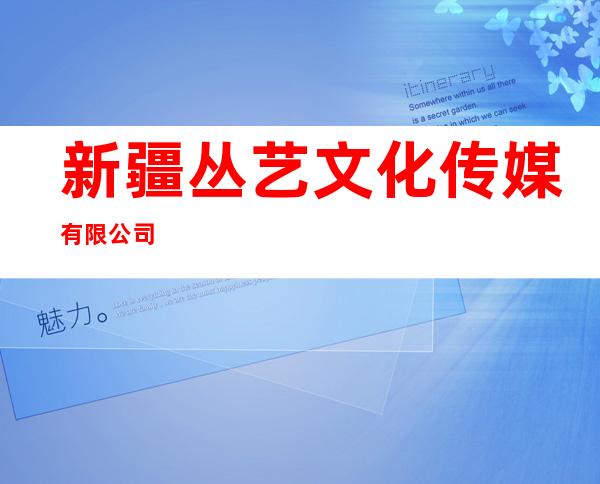 新疆丛艺文化传媒有限公司