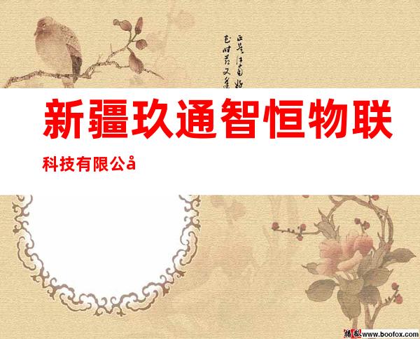 新疆玖通智恒物联科技有限公司