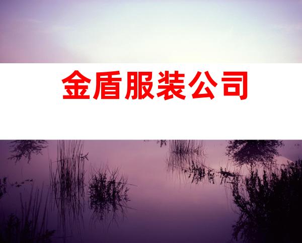 金盾服装公司