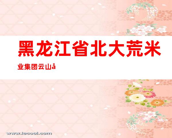 黑龙江省北大荒米业集团云山制米有限公司